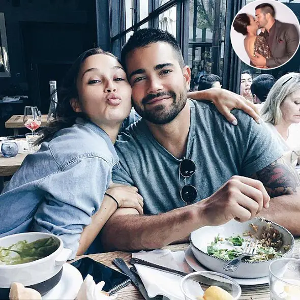 Actor Jesse Metcalfe Shares First Engagement Kiss With His Fiancee Cara